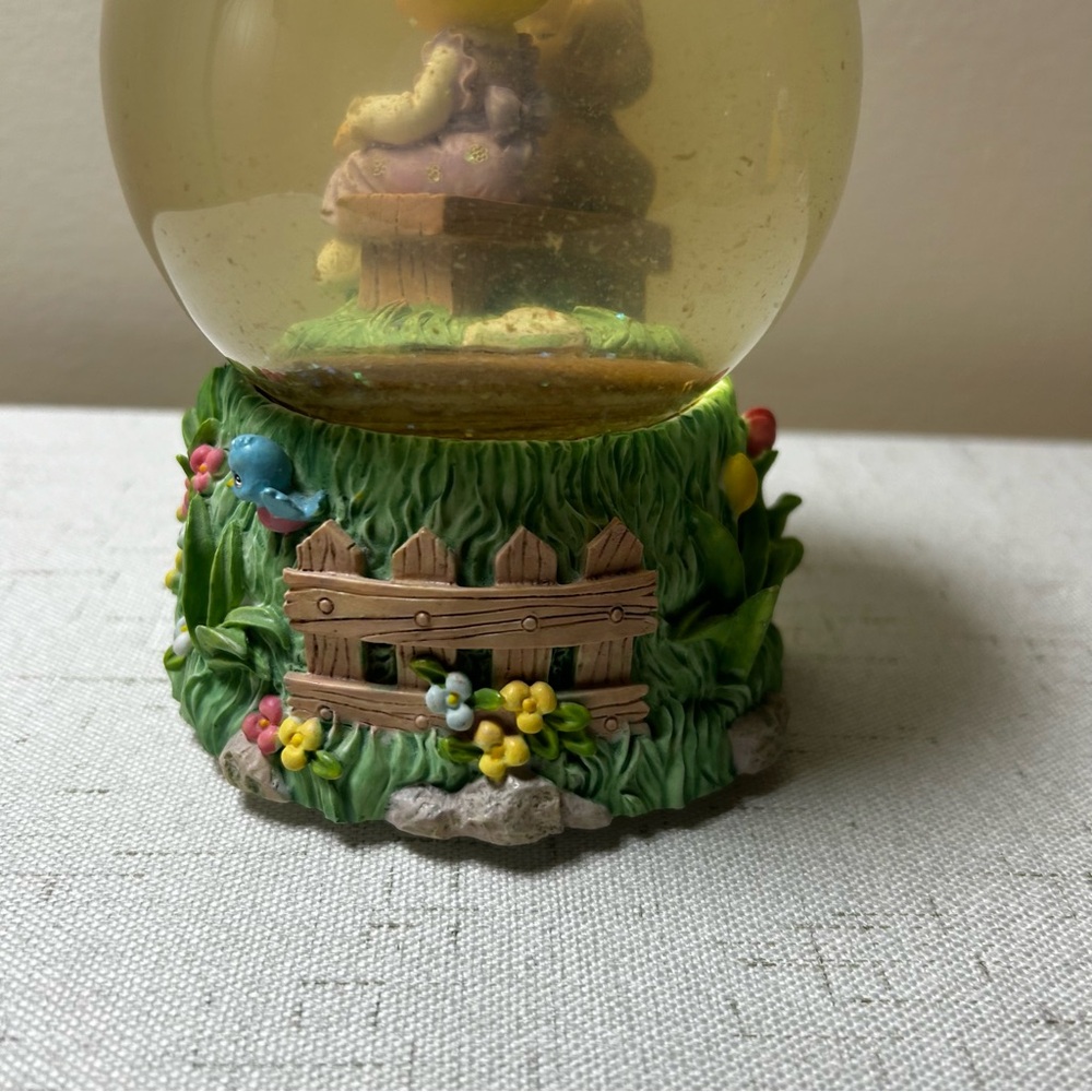 Precious Moments Musical Snow Globe “puppy Love” vintage Collectible ￼ - Picture 3 of 7
